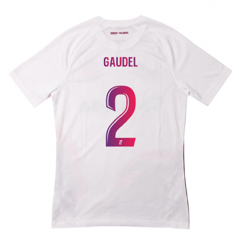 Danxen Damen Raphaël Gaudel #2 Weiß Pink Lila Auswärtstrikot Trikot 2026/27 T-Shirt Schweiz