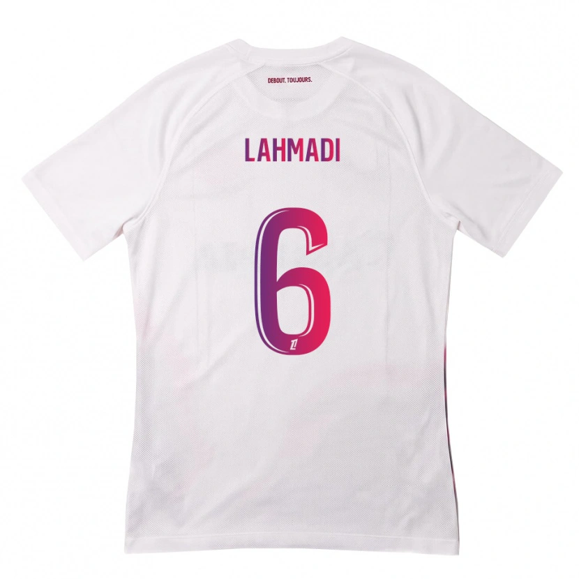 Danxen Damen Noah Lahmadi #6 Weiß Pink Lila Auswärtstrikot Trikot 2026/27 T-Shirt Schweiz