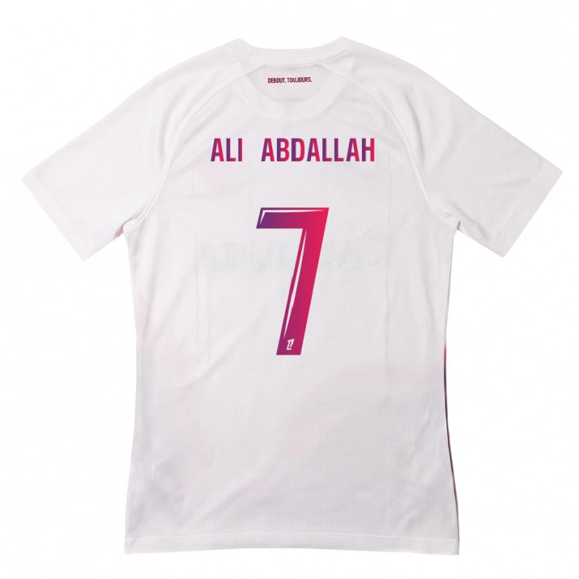 Danxen Damen Nivine Ali Abdallah #7 Weiß Pink Lila Auswärtstrikot Trikot 2026/27 T-Shirt Schweiz
