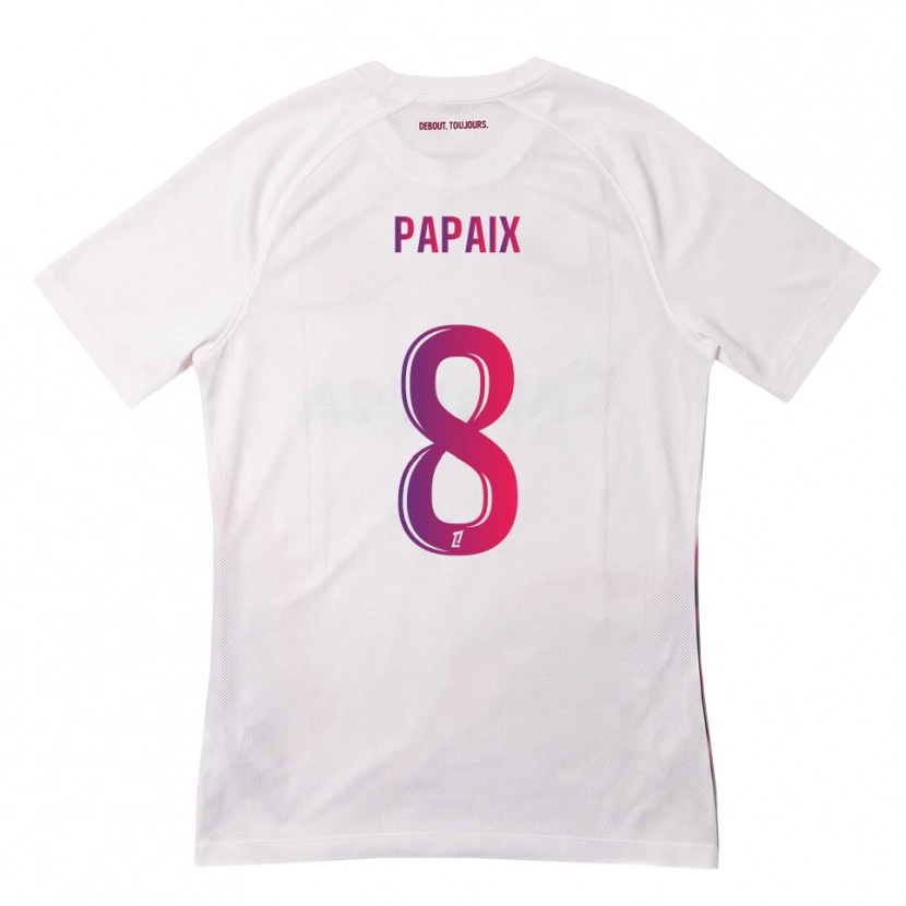 Danxen Damen Pauline Papaix #8 Weiß Pink Lila Auswärtstrikot Trikot 2026/27 T-Shirt Schweiz
