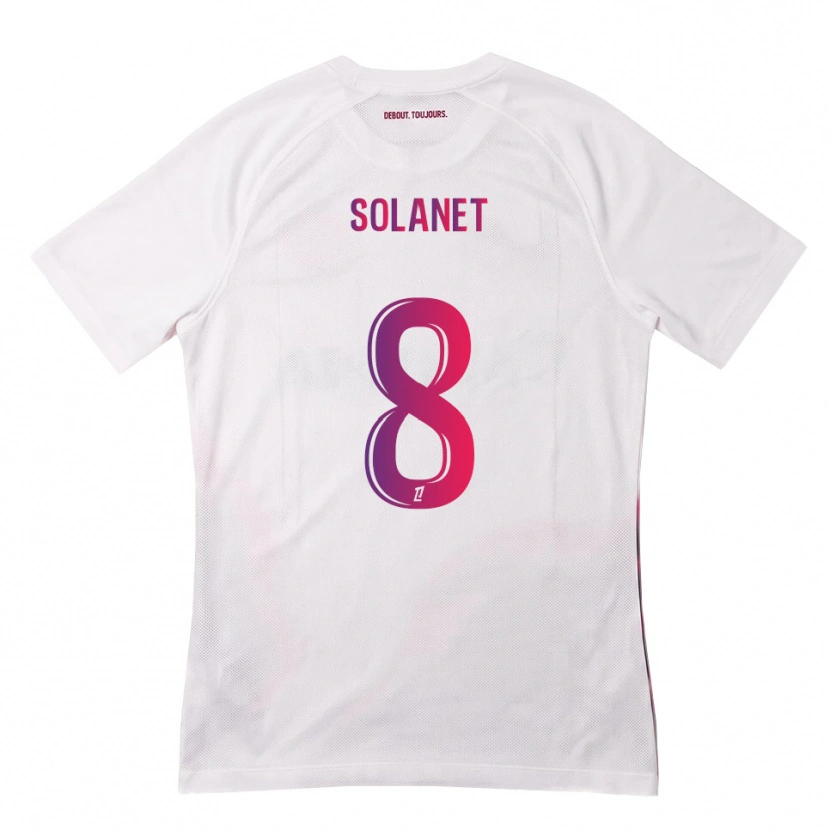 Danxen Damen Tatiana Solanet #8 Weiß Pink Lila Auswärtstrikot Trikot 2026/27 T-Shirt Schweiz