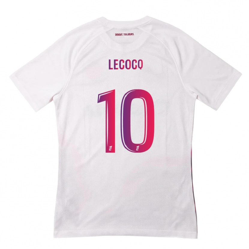 Danxen Damen Anaëlle Lecocq #10 Weiß Pink Lila Auswärtstrikot Trikot 2026/27 T-Shirt Schweiz