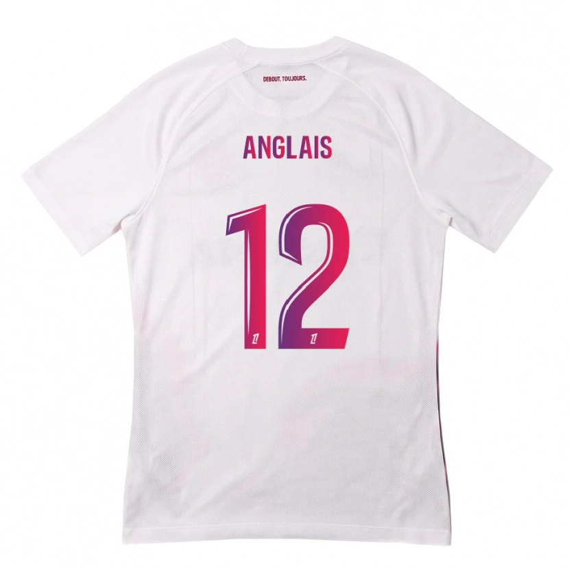 Danxen Damen Anaëlle Anglais #12 Weiß Pink Lila Auswärtstrikot Trikot 2026/27 T-Shirt Schweiz