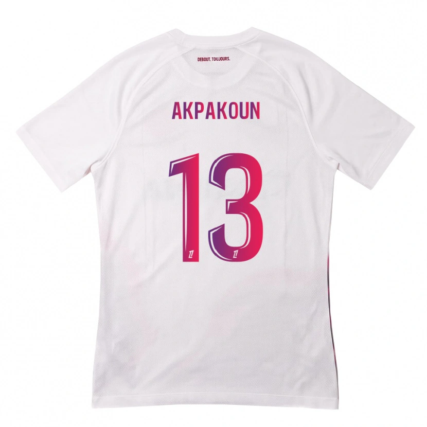 Danxen Damen Noé Akpakoun #13 Weiß Pink Lila Auswärtstrikot Trikot 2026/27 T-Shirt Schweiz