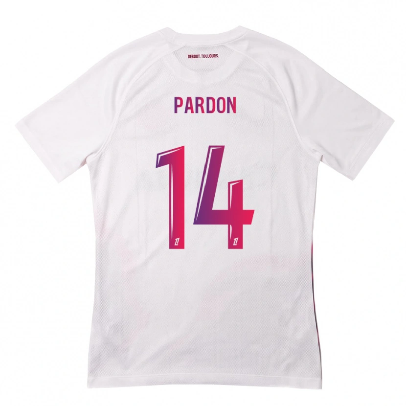 Danxen Damen Pauline Pardon #14 Weiß Pink Lila Auswärtstrikot Trikot 2026/27 T-Shirt Schweiz