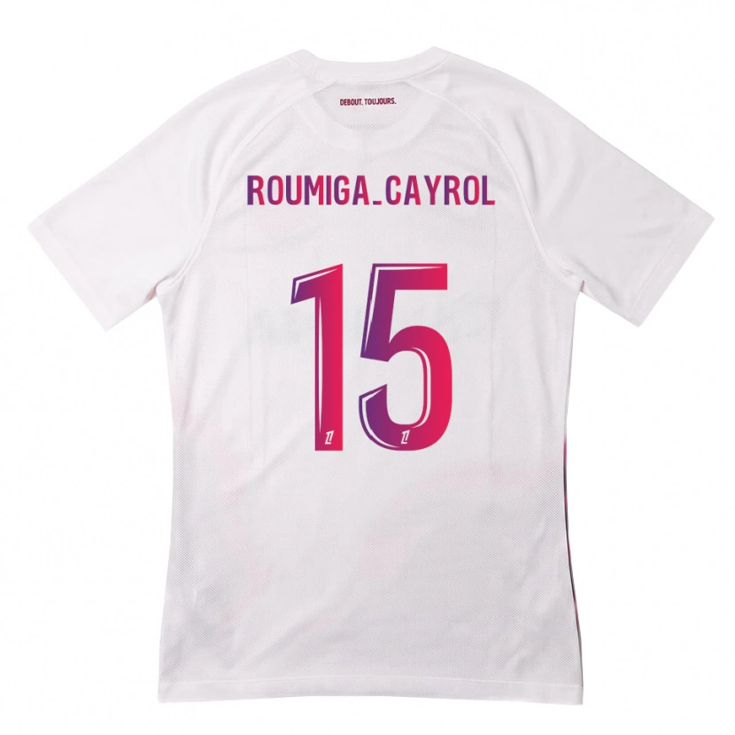 Danxen Damen Sonia Roumiga-Cayrol #15 Weiß Pink Lila Auswärtstrikot Trikot 2026/27 T-Shirt Schweiz