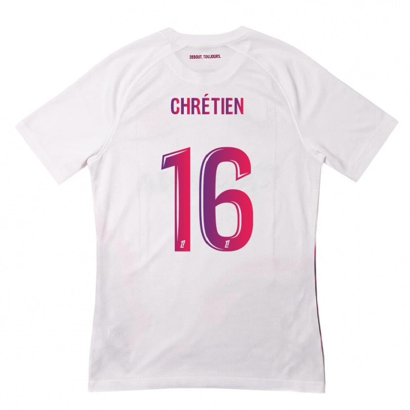 Danxen Damen Jean-Pierre Chrétien #16 Weiß Pink Lila Auswärtstrikot Trikot 2026/27 T-Shirt Schweiz