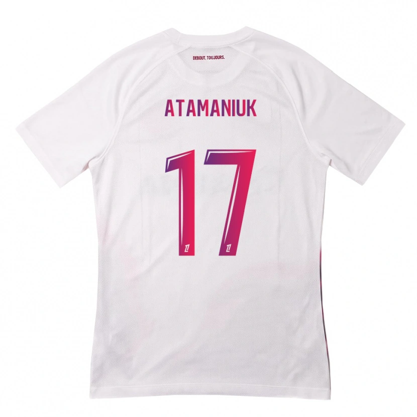 Danxen Damen Alexandra Atamaniuk #17 Weiß Pink Lila Auswärtstrikot Trikot 2026/27 T-Shirt Schweiz