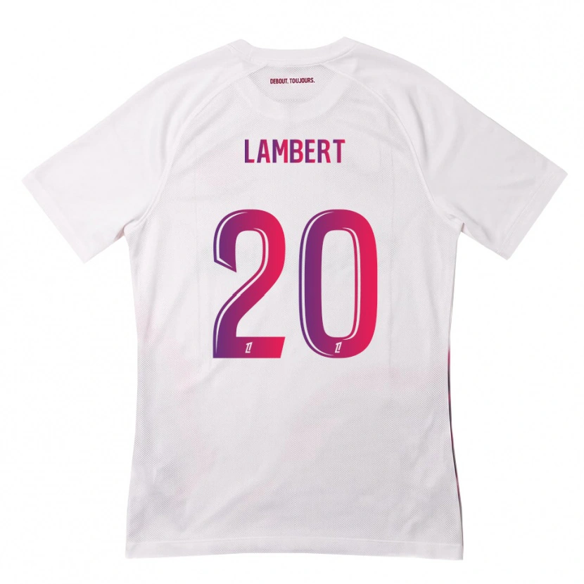 Danxen Damen Sarah Lambert #20 Weiß Pink Lila Auswärtstrikot Trikot 2026/27 T-Shirt Schweiz