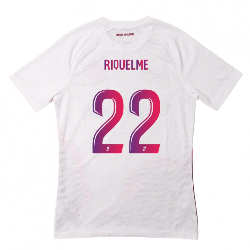 Danxen Damen Laura Riquelme #22 Weiß Pink Lila Auswärtstrikot Trikot 2026/27 T-Shirt Schweiz