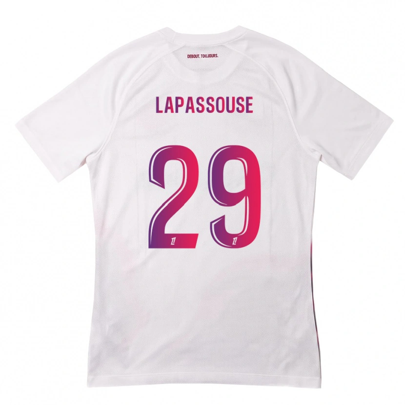 Danxen Damen Louna Lapassouse #29 Weiß Pink Lila Auswärtstrikot Trikot 2026/27 T-Shirt Schweiz