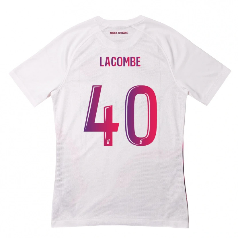 Danxen Damen Justin Lacombe #40 Weiß Pink Lila Auswärtstrikot Trikot 2026/27 T-Shirt Schweiz