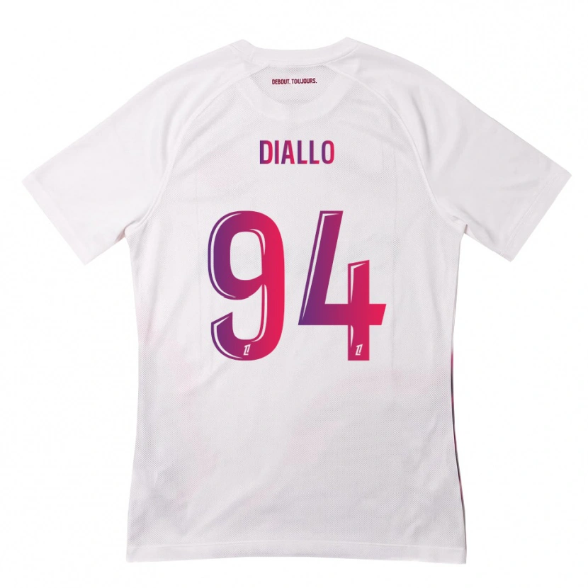 Danxen Damen Ismaïl Diallo #94 Weiß Pink Lila Auswärtstrikot Trikot 2026/27 T-Shirt Schweiz