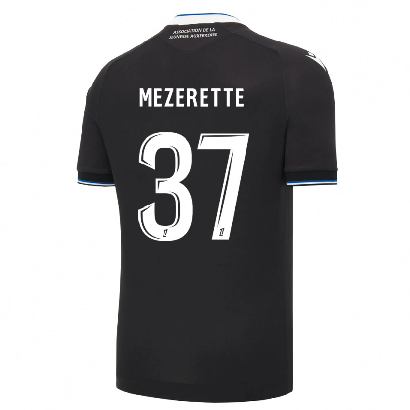 Danxen Damen Louis Mezerette #37 Schwarz Blau Weiß Auswärtstrikot Trikot 2026/27 T-Shirt Schweiz