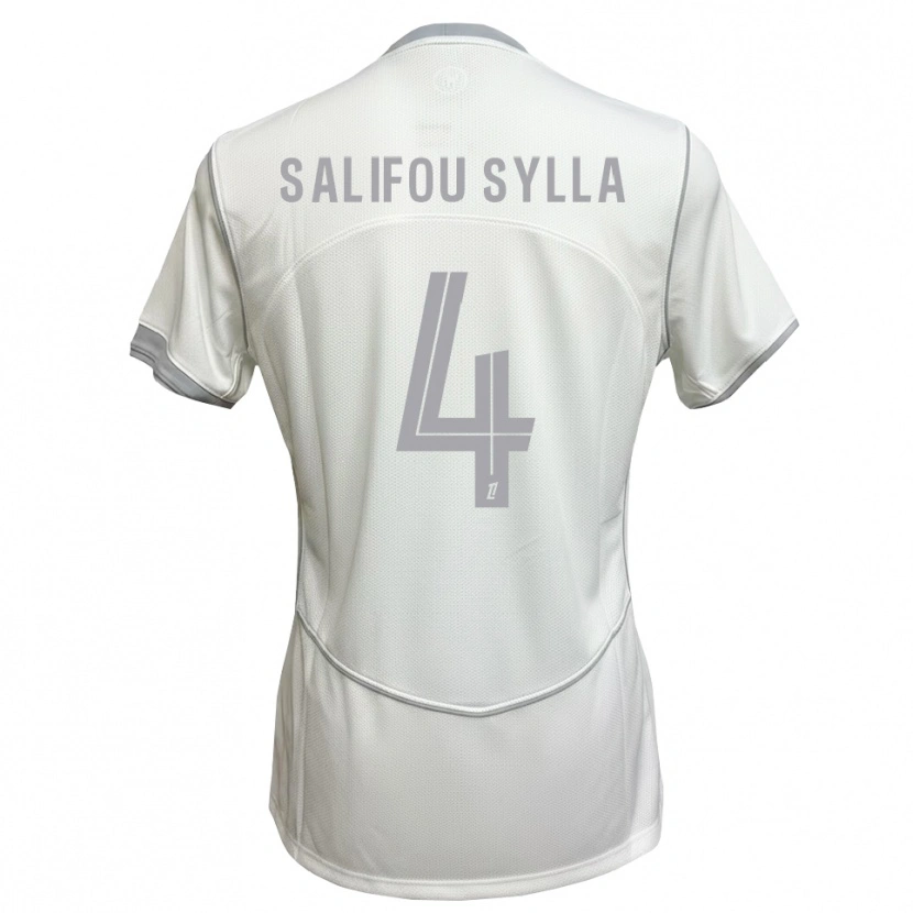 Danxen Damen Salifou Sylla #4 Weiß Grau Auswärtstrikot Trikot 2026/27 T-Shirt Schweiz