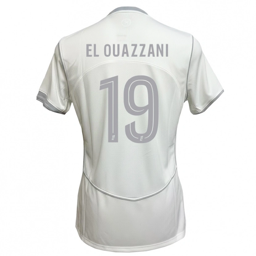 Danxen Damen Amine El Ouazzani #19 Weiß Grau Auswärtstrikot Trikot 2026/27 T-Shirt Schweiz