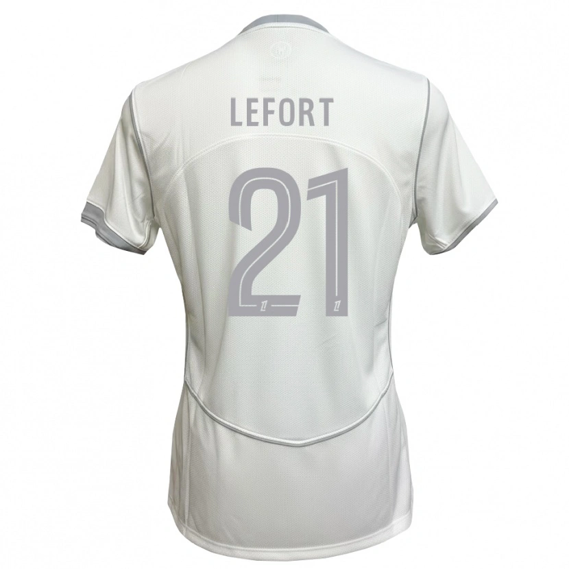 Danxen Damen Jordan Lefort #21 Weiß Grau Auswärtstrikot Trikot 2026/27 T-Shirt Schweiz