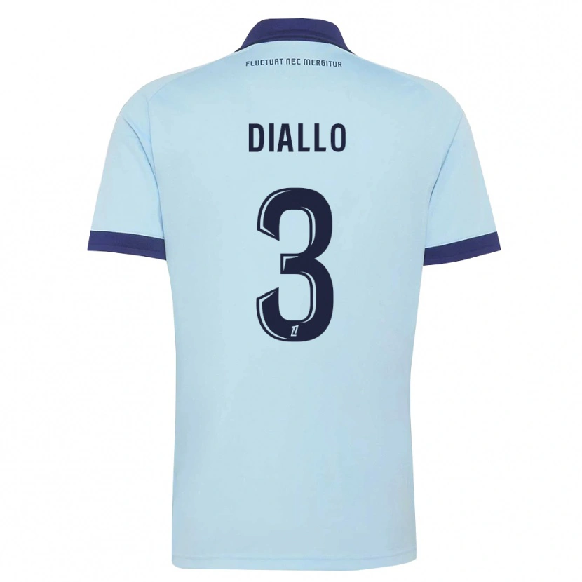Danxen Damen Ibrahim Diallo #3 Kornblumenblau Schwarz Auswärtstrikot Trikot 2026/27 T-Shirt Schweiz