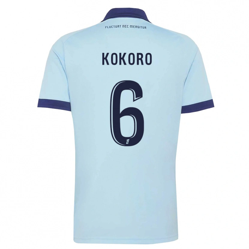 Danxen Damen Clarence Kokoro #6 Kornblumenblau Schwarz Auswärtstrikot Trikot 2026/27 T-Shirt Schweiz