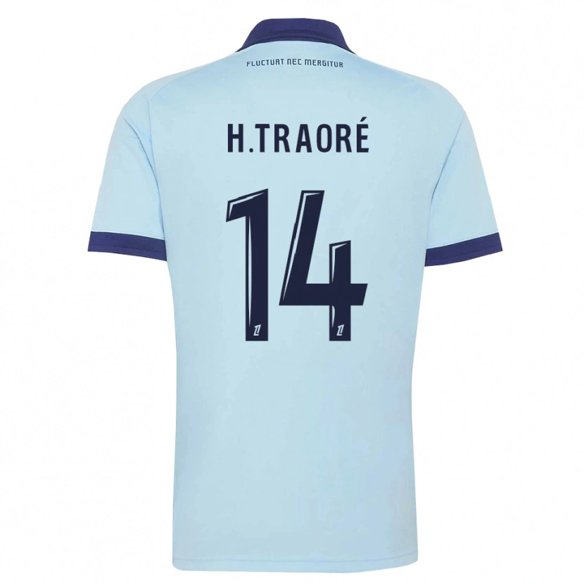Danxen Damen Hamari Traoré #14 Kornblumenblau Schwarz Auswärtstrikot Trikot 2026/27 T-Shirt Schweiz