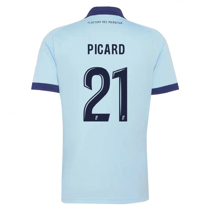 Danxen Damen Océane Picard #21 Kornblumenblau Schwarz Auswärtstrikot Trikot 2026/27 T-Shirt Schweiz
