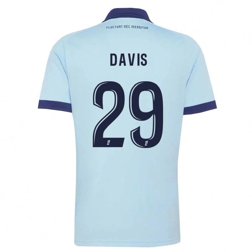 Danxen Damen Deja Davis #29 Kornblumenblau Schwarz Auswärtstrikot Trikot 2026/27 T-Shirt Schweiz
