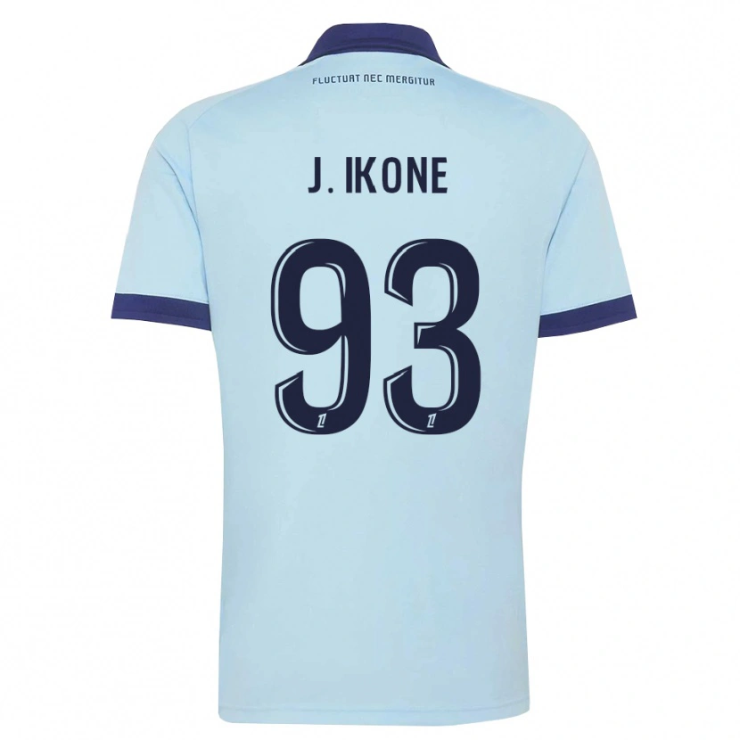 Danxen Damen Jonathan Ikoné #93 Kornblumenblau Schwarz Auswärtstrikot Trikot 2026/27 T-Shirt Schweiz