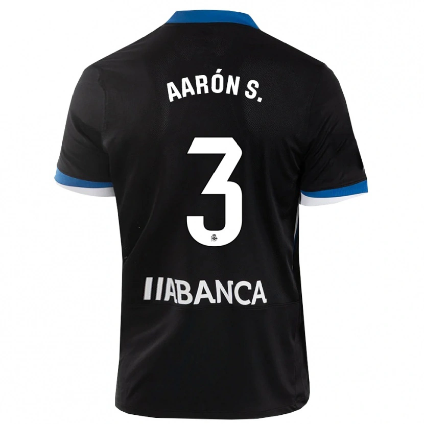 Danxen Damen Aarón Sánchez #3 Schwarz Blau Weiß Auswärtstrikot Trikot 2026/27 T-Shirt Schweiz