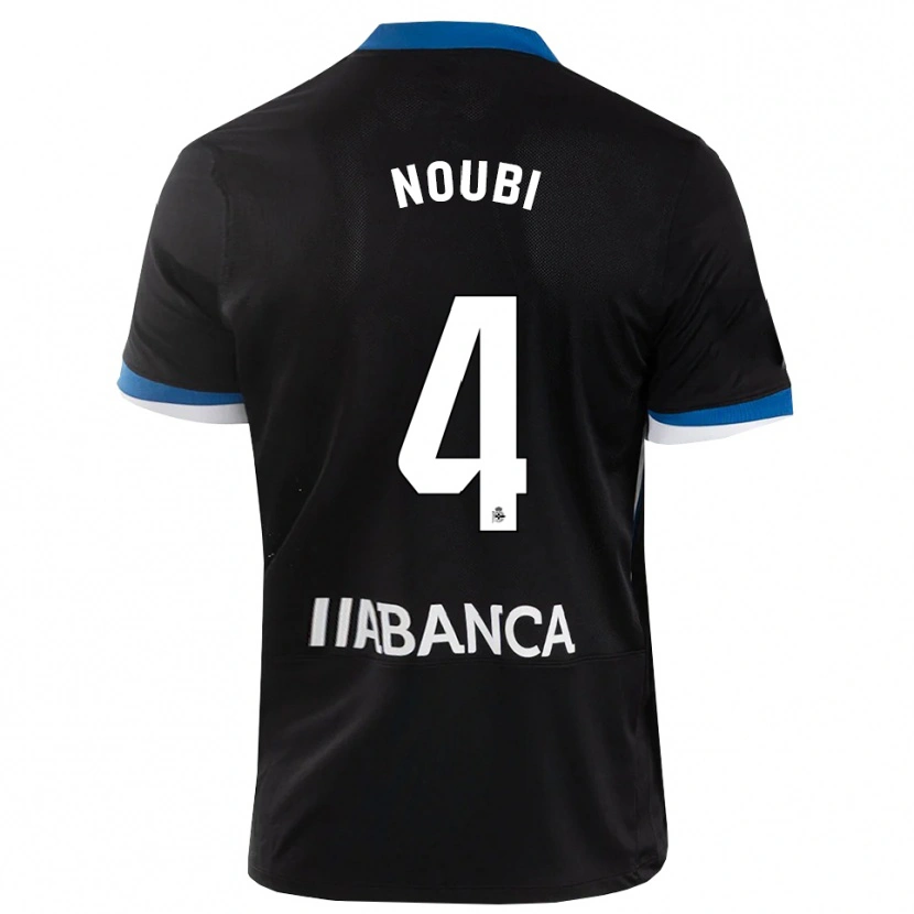 Danxen Damen Lucas Noubi #4 Schwarz Blau Weiß Auswärtstrikot Trikot 2026/27 T-Shirt Schweiz