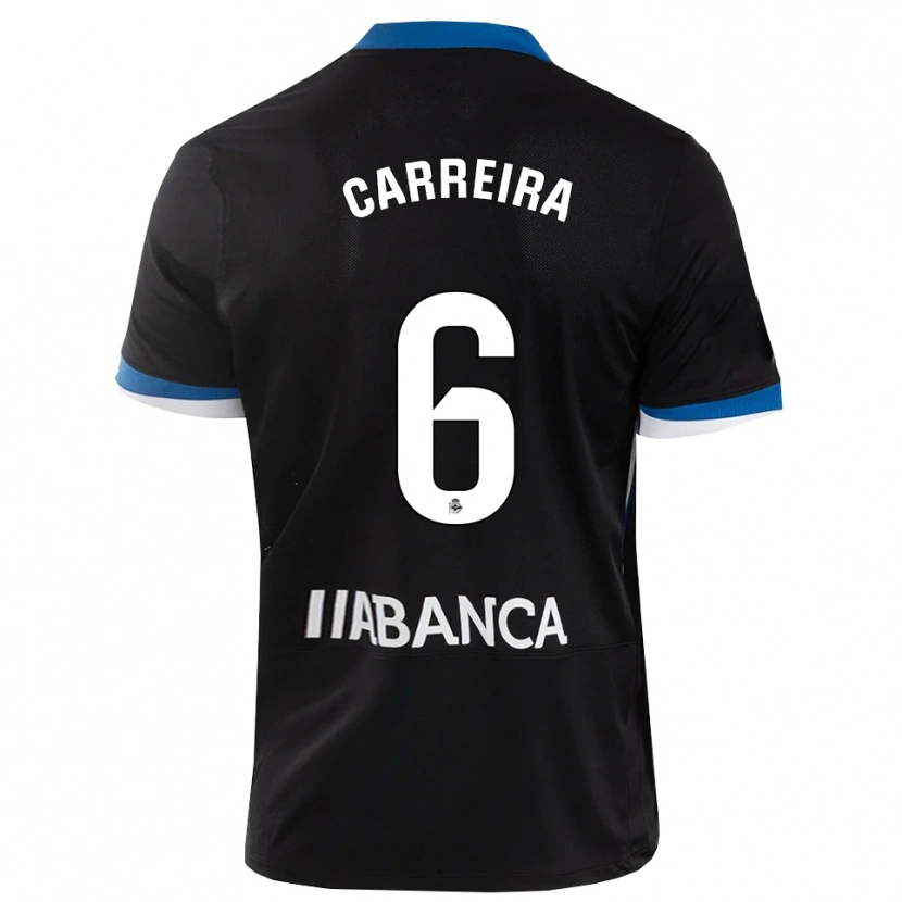 Danxen Damen David Carreira #6 Schwarz Blau Weiß Auswärtstrikot Trikot 2026/27 T-Shirt Schweiz