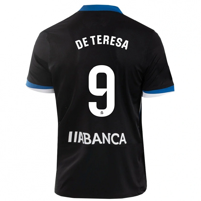 Danxen Damen Ana Lucía De Teresa #9 Schwarz Blau Weiß Auswärtstrikot Trikot 2026/27 T-Shirt Schweiz