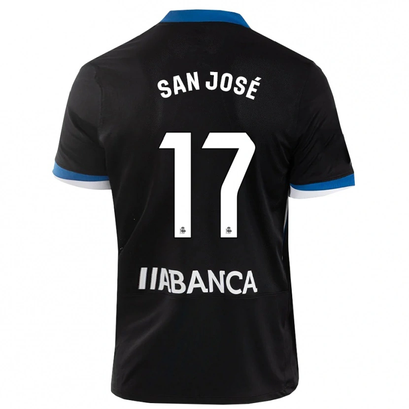 Danxen Damen Koke San José #17 Schwarz Blau Weiß Auswärtstrikot Trikot 2026/27 T-Shirt Schweiz
