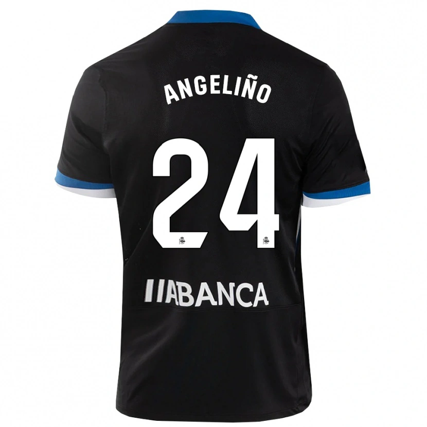 Danxen Damen Angeliño #24 Schwarz Blau Weiß Auswärtstrikot Trikot 2026/27 T-Shirt Schweiz