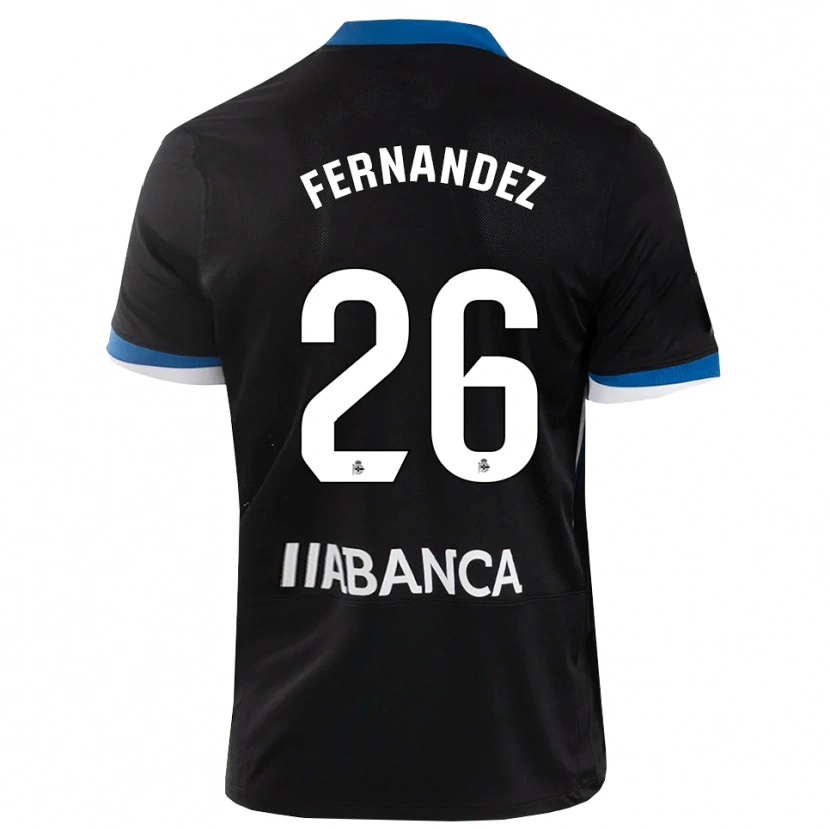 Danxen Damen Samu Fernández #26 Schwarz Blau Weiß Auswärtstrikot Trikot 2026/27 T-Shirt Schweiz