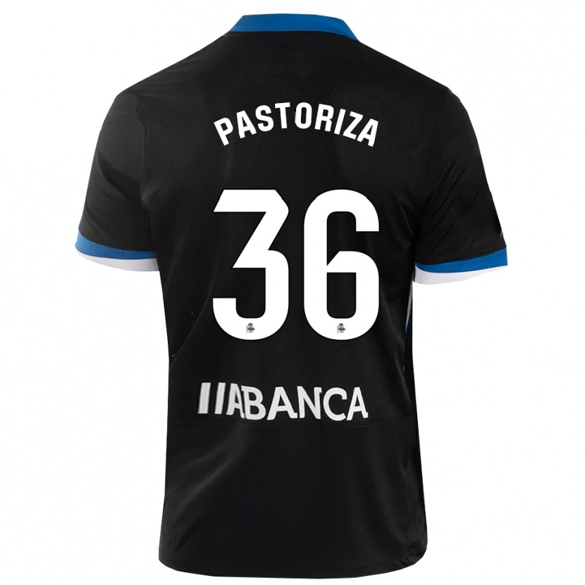 Danxen Damen Guille Pastoriza #36 Schwarz Blau Weiß Auswärtstrikot Trikot 2026/27 T-Shirt Schweiz