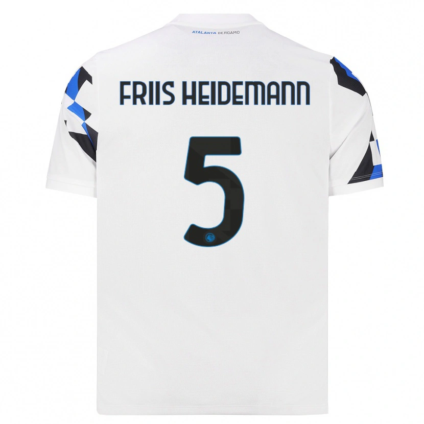 Danxen Damen Lukas Friis Heidemann #5 Weiß Rot Blau Auswärtstrikot Trikot 2026/27 T-Shirt Schweiz