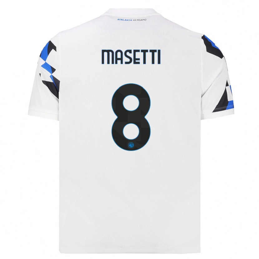 Danxen Damen Francesco Masetti #8 Weiß Rot Blau Auswärtstrikot Trikot 2026/27 T-Shirt Schweiz
