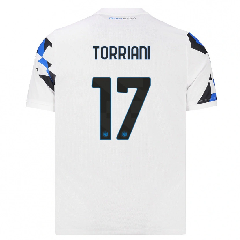 Danxen Damen Andrea Torriani #17 Weiß Rot Blau Auswärtstrikot Trikot 2026/27 T-Shirt Schweiz