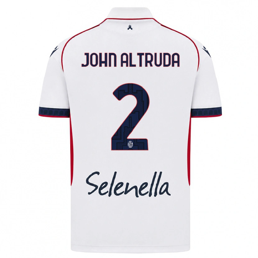 Danxen Damen Alessandro John Altruda #2 Weiß Rot Königsblau Auswärtstrikot Trikot 2026/27 T-Shirt Schweiz