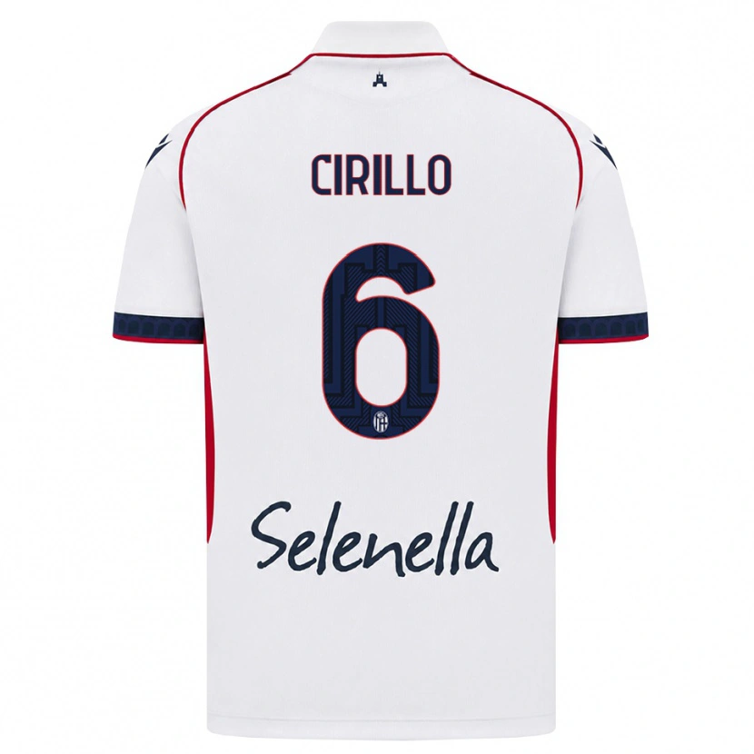 Danxen Damen Pasquale Cirillo #6 Weiß Rot Königsblau Auswärtstrikot Trikot 2026/27 T-Shirt Schweiz