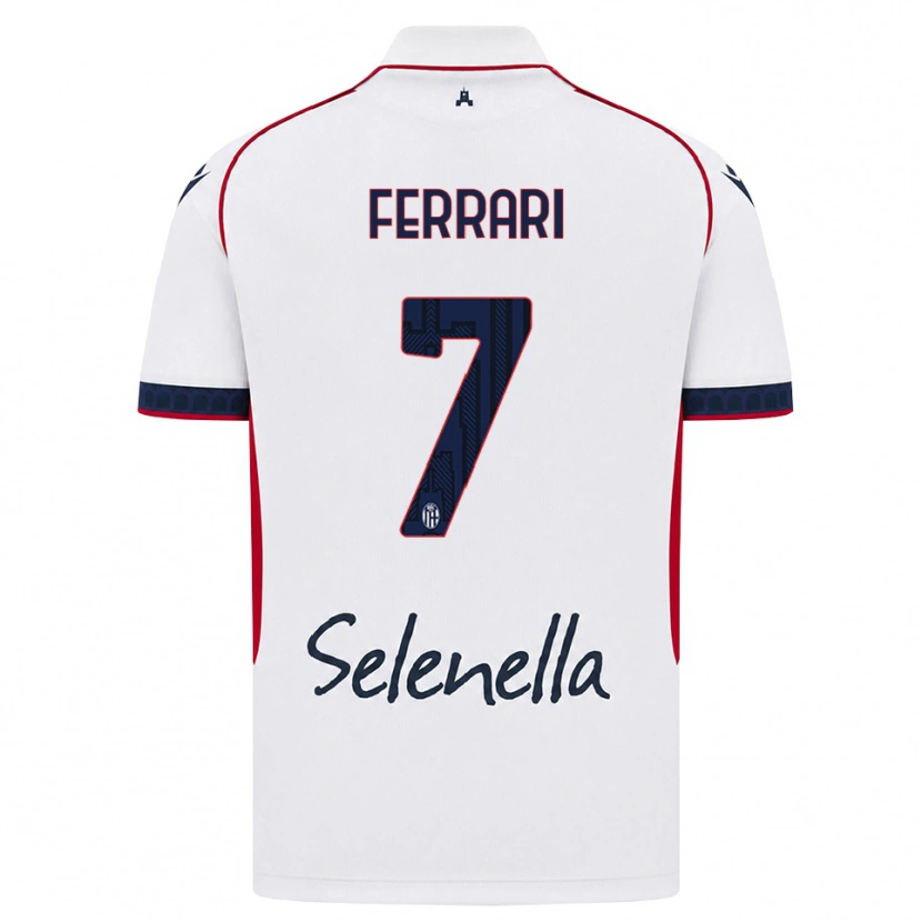 Danxen Damen Flavio Ferrari #7 Weiß Rot Königsblau Auswärtstrikot Trikot 2026/27 T-Shirt Schweiz