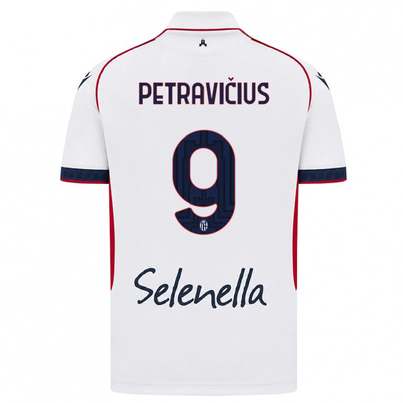 Danxen Damen Joris Petravičius #9 Weiß Rot Königsblau Auswärtstrikot Trikot 2026/27 T-Shirt Schweiz