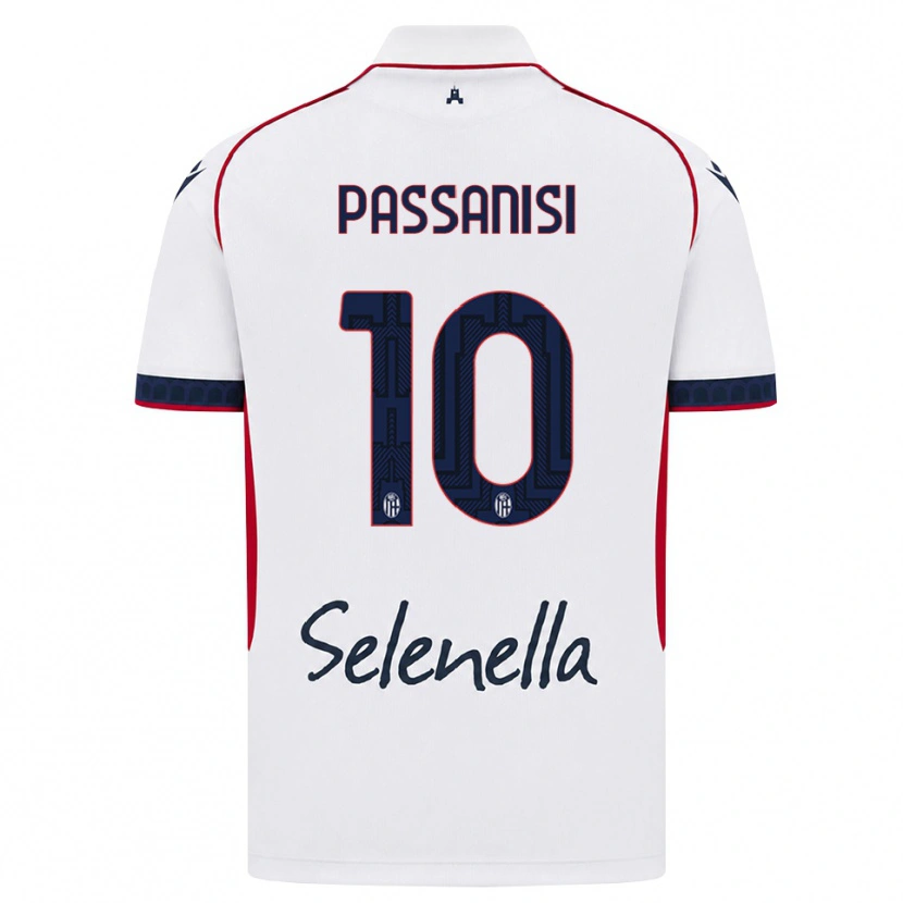 Danxen Damen Fernando Passanisi #10 Weiß Rot Königsblau Auswärtstrikot Trikot 2026/27 T-Shirt Schweiz