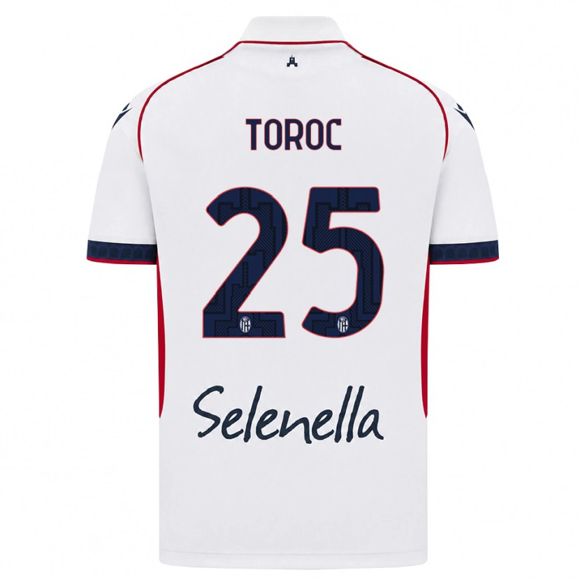 Danxen Damen Andrei Toroc #25 Weiß Rot Königsblau Auswärtstrikot Trikot 2026/27 T-Shirt Schweiz