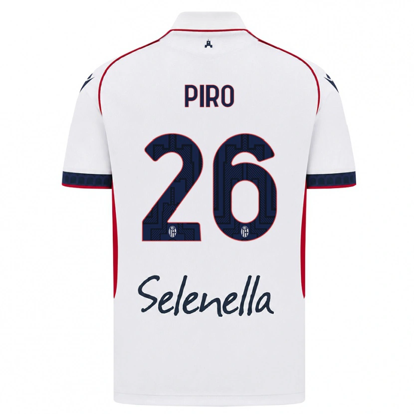 Danxen Damen Christian Piro #26 Weiß Rot Königsblau Auswärtstrikot Trikot 2026/27 T-Shirt Schweiz