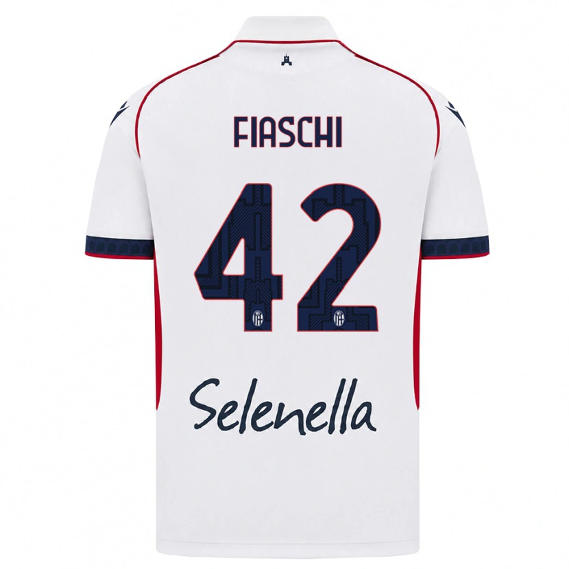 Danxen Damen Marco Fiaschi #42 Weiß Rot Königsblau Auswärtstrikot Trikot 2026/27 T-Shirt Schweiz