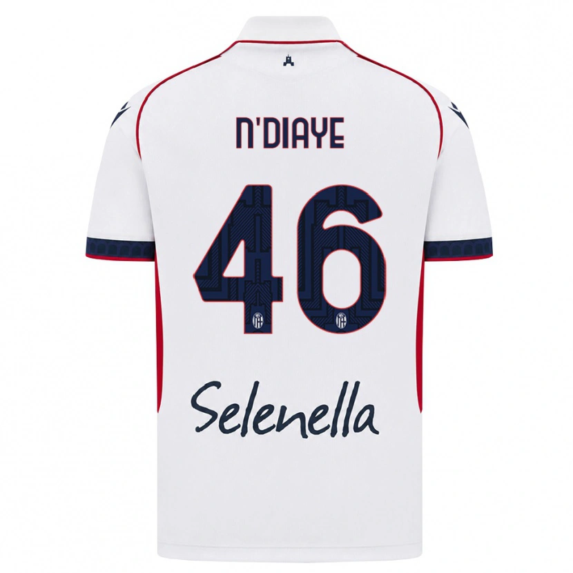 Danxen Damen Antoine N'diaye #46 Weiß Rot Königsblau Auswärtstrikot Trikot 2026/27 T-Shirt Schweiz