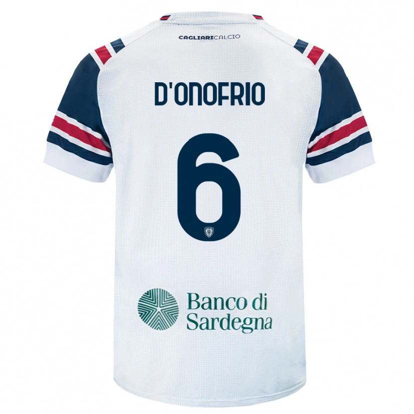 Danxen Damen Vincenzo D'onofrio #6 Weiß Rot Grün Auswärtstrikot Trikot 2026/27 T-Shirt Schweiz