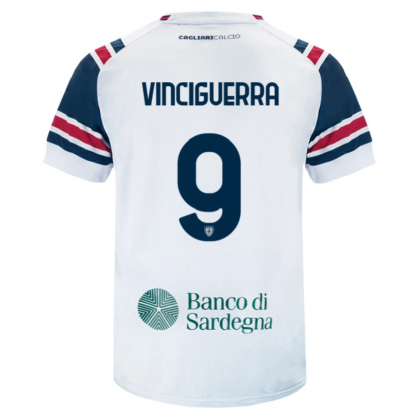Danxen Damen Alessandro Vinciguerra #9 Weiß Rot Grün Auswärtstrikot Trikot 2026/27 T-Shirt Schweiz