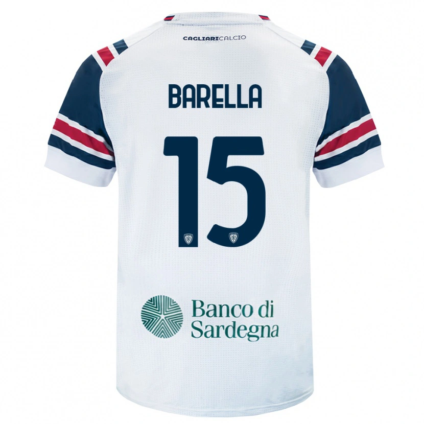 Danxen Damen Elia Barella #15 Weiß Rot Grün Auswärtstrikot Trikot 2026/27 T-Shirt Schweiz